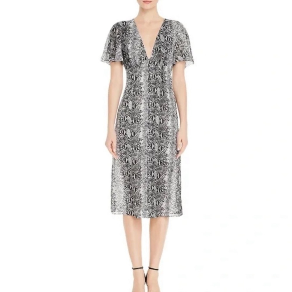 Aqua python print maxi dress size small